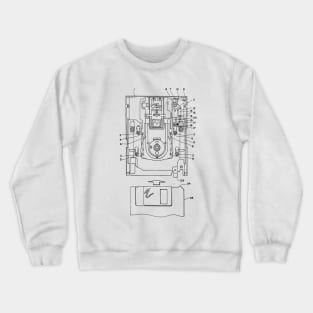 Floppy Disk Vintage Patent Hand Drawing Crewneck Sweatshirt